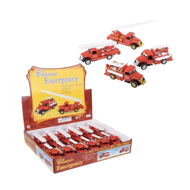 5.5&quot; Pullback Fire Truck