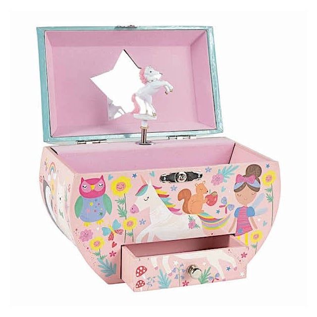 Rainbow Fairy Oval Jewelry box