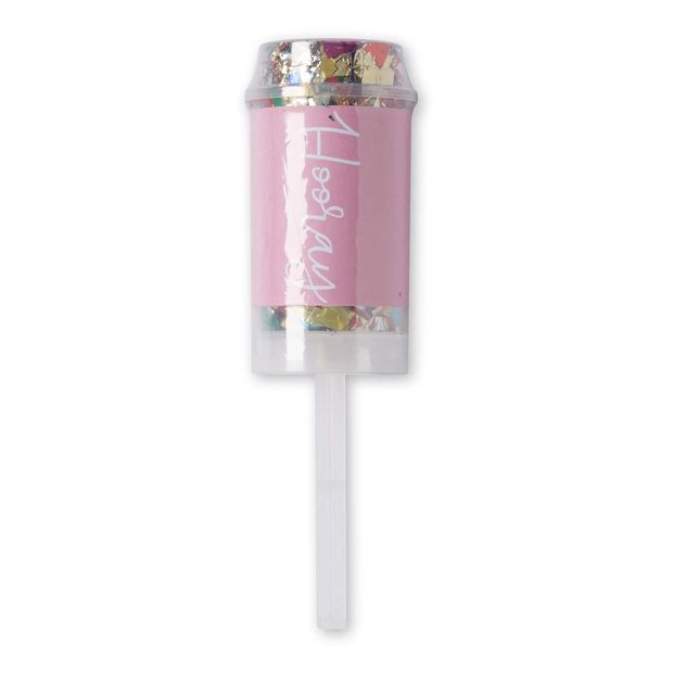 Hooray Confetti Popper
