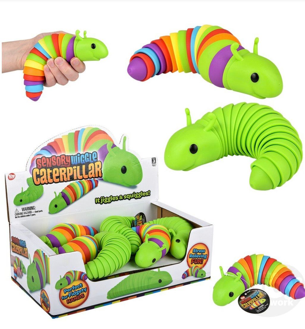 7.5" WIGGLE SENSORY CATERPILLAR