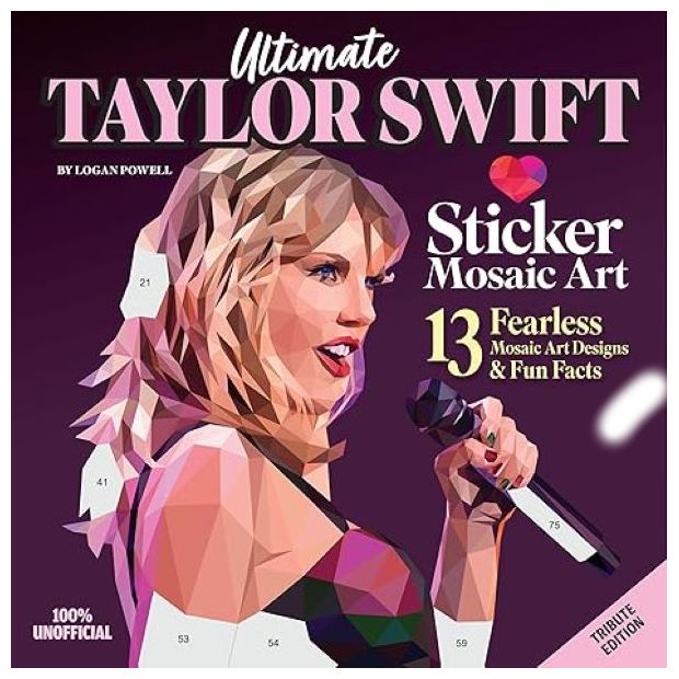 Taylor Swift Sticker Mosaic Art