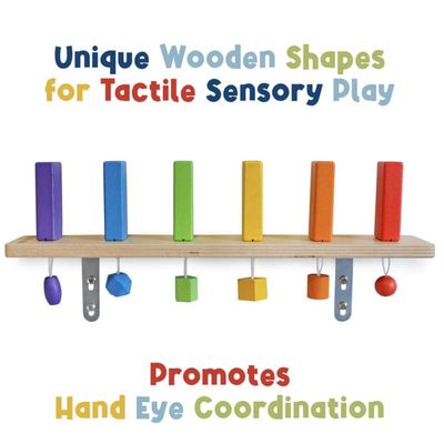 Falling Wood Domino Wall