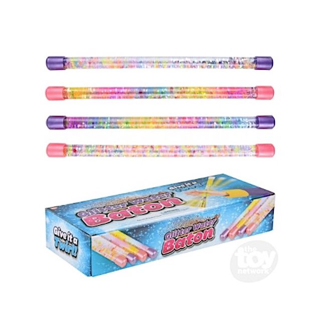 12&quot; GLITTER WATER BATON