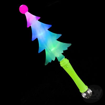 13" FLASHING CHRISTMAS TREE WAND