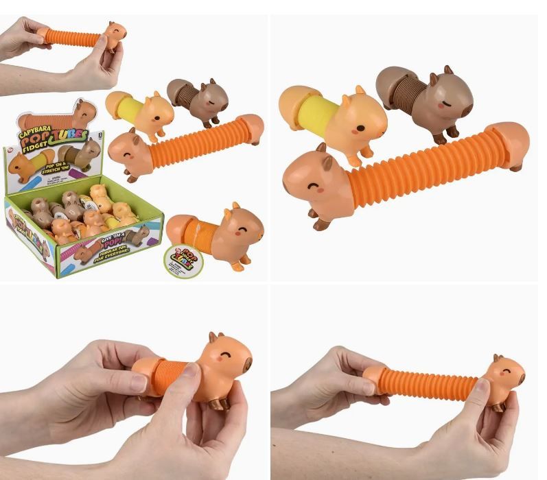 7.5&quot; CAPYBARA FIDGET POP TUBE