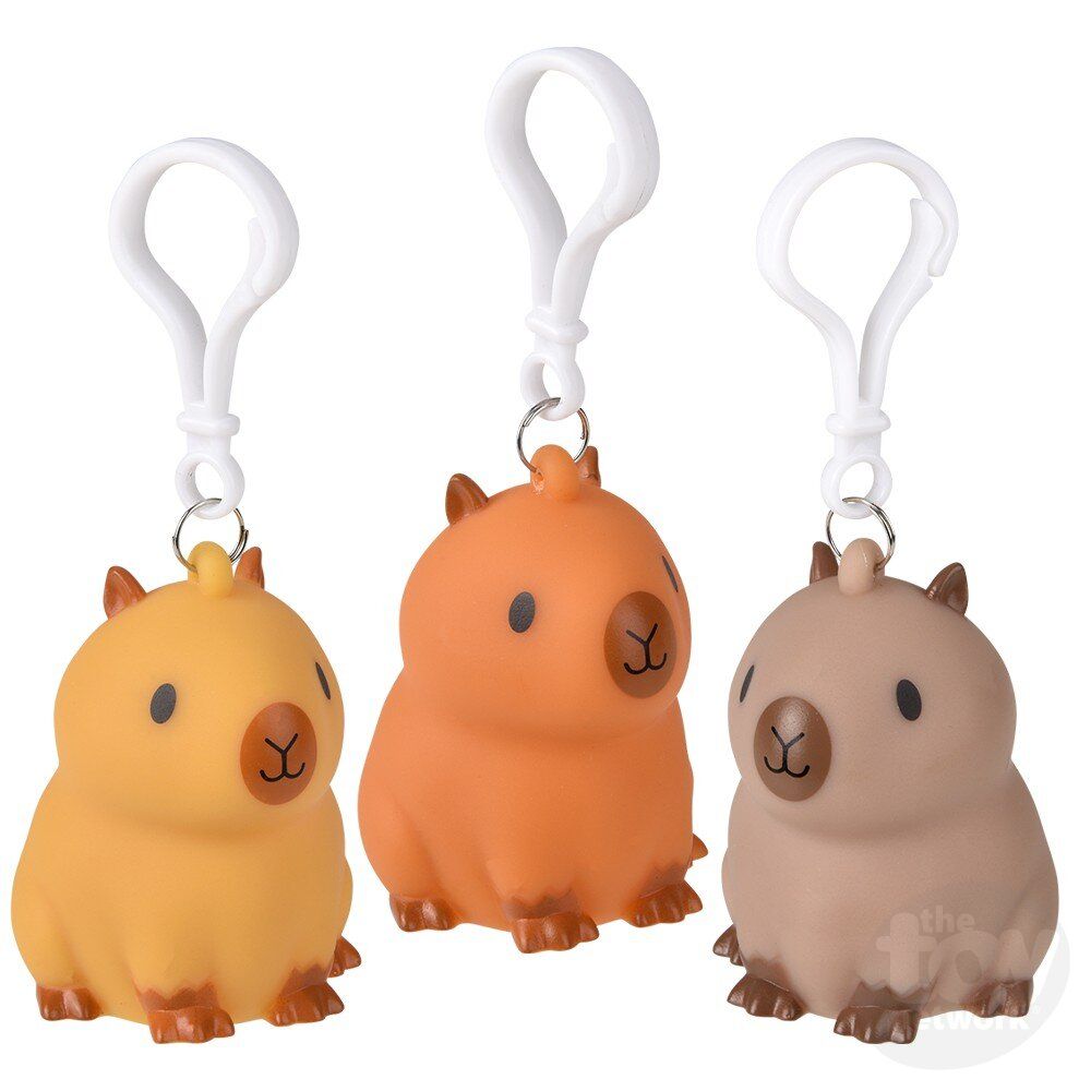 2.5" CAPYBARA BACKPACK CLIP