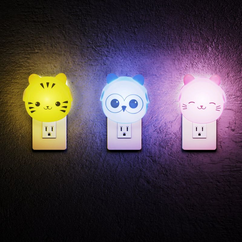 LumiGlow Wall Plug Night Lights