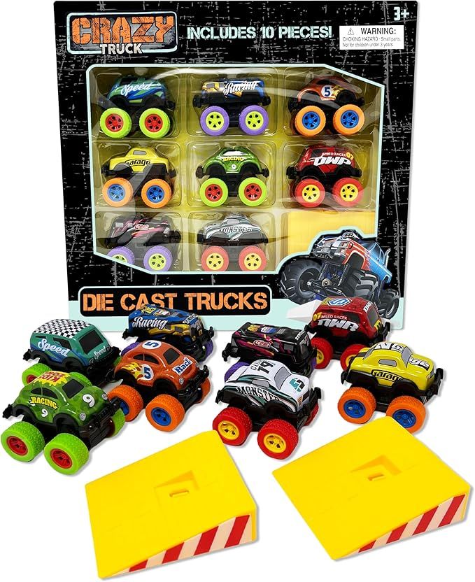 Die Cast Pull-Back Trucks