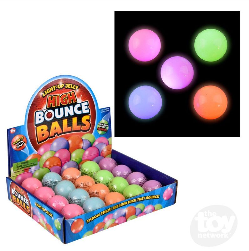 TS - 1.75&quot; LIGHT-UP JELLY HI BOUNCE BALL