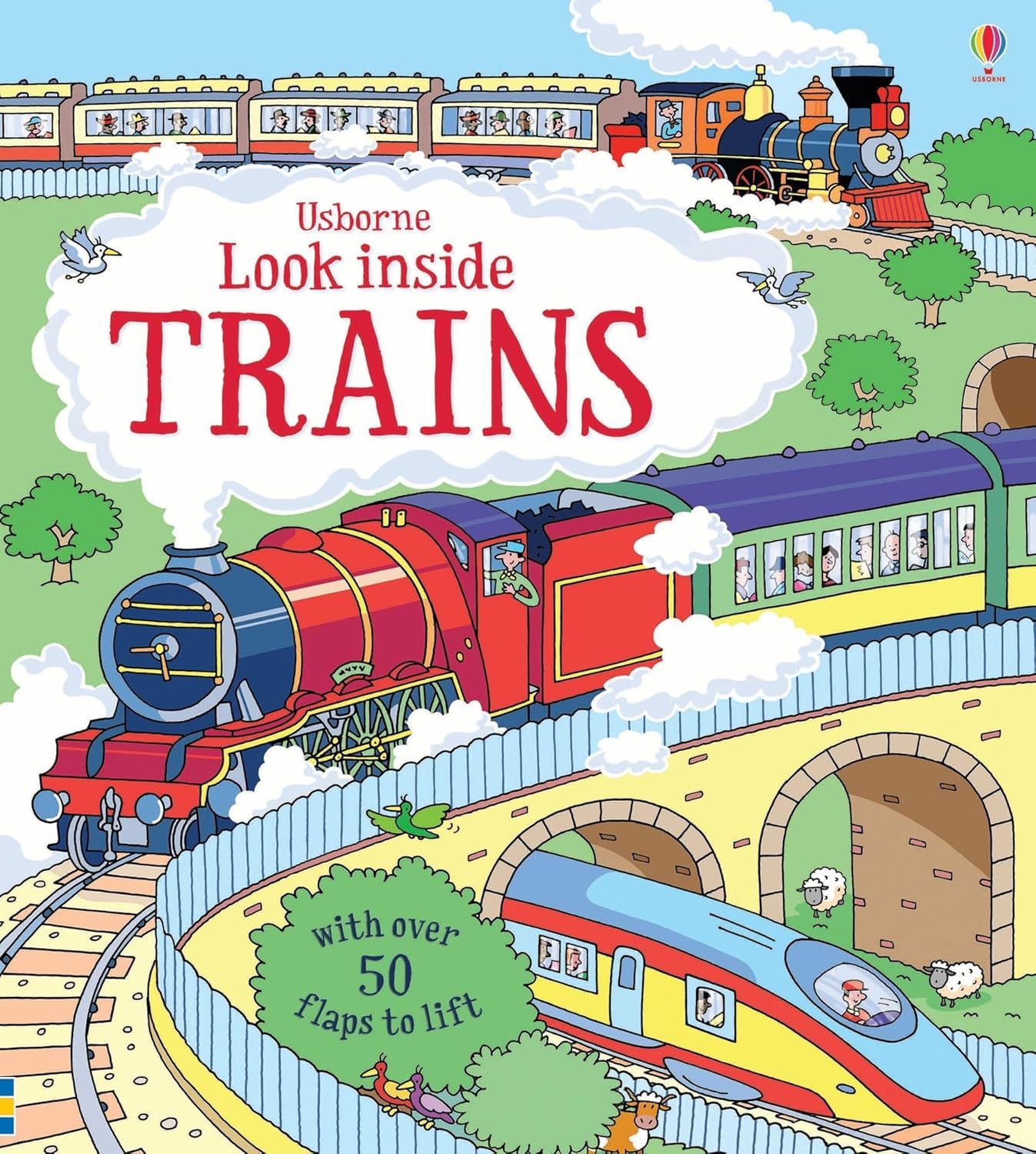 Look Inside Trains Usborne
