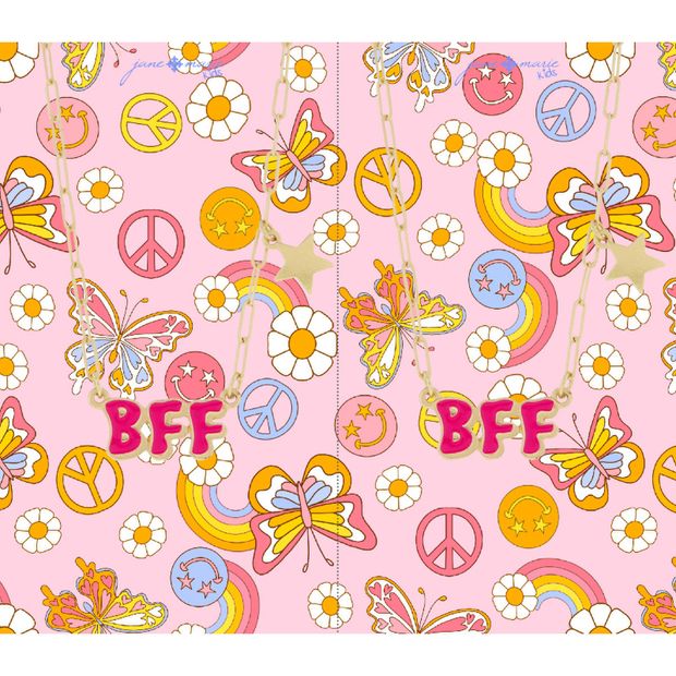 Kids Set of 2, Name: JM5859N-2/Hot Pink BFF