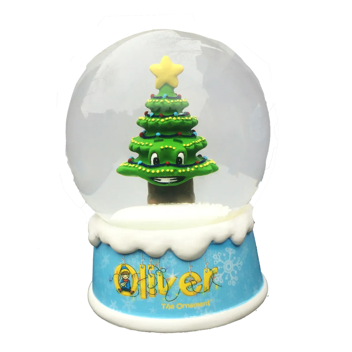 Oliver the Ornament Snow Globe
