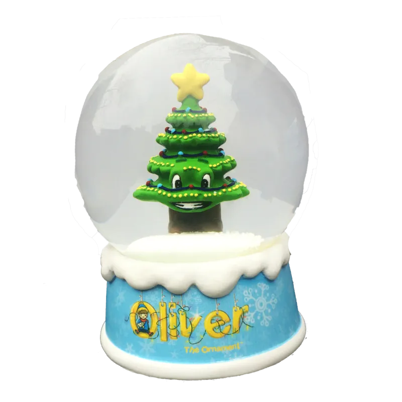Oliver the Ornament Snow Globe