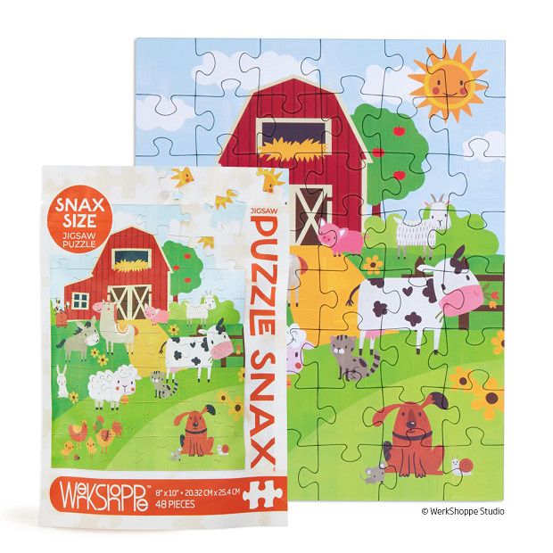 48 Piece Kids Puzzle Snax Farm Life