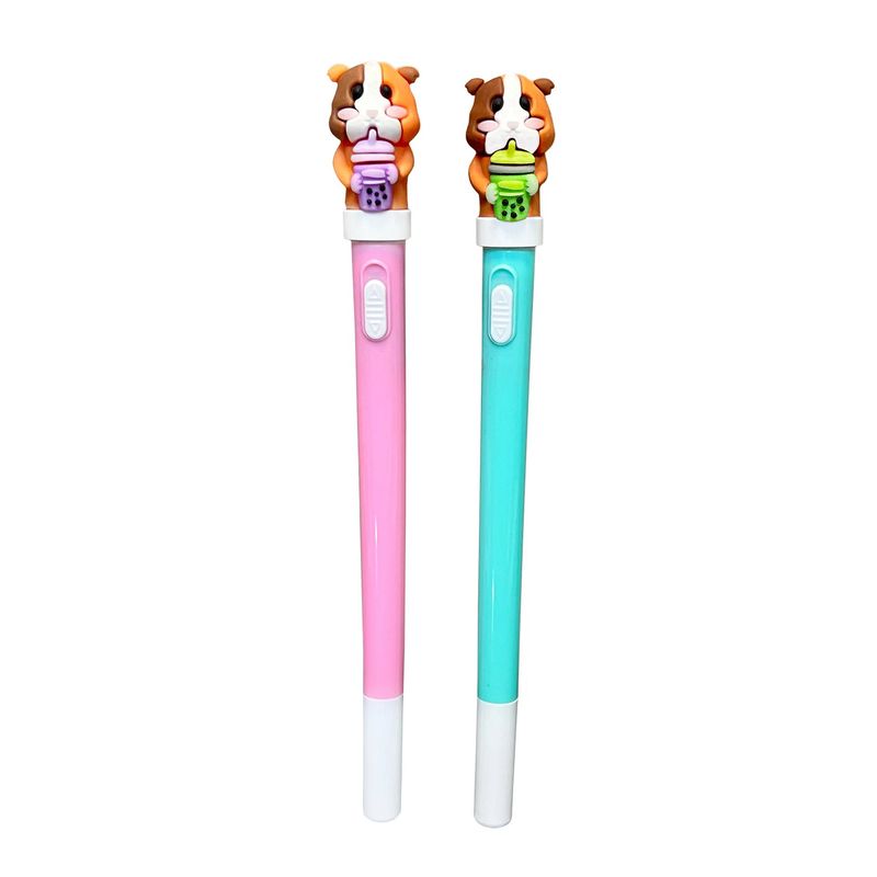Sippin&#39; &amp; Spinnin&#39; Boba Guinea Pig LED Light Up Pens