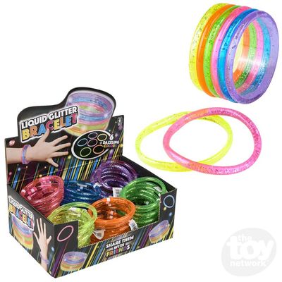 LIQUID GLITTER BRACELET 6&quot;