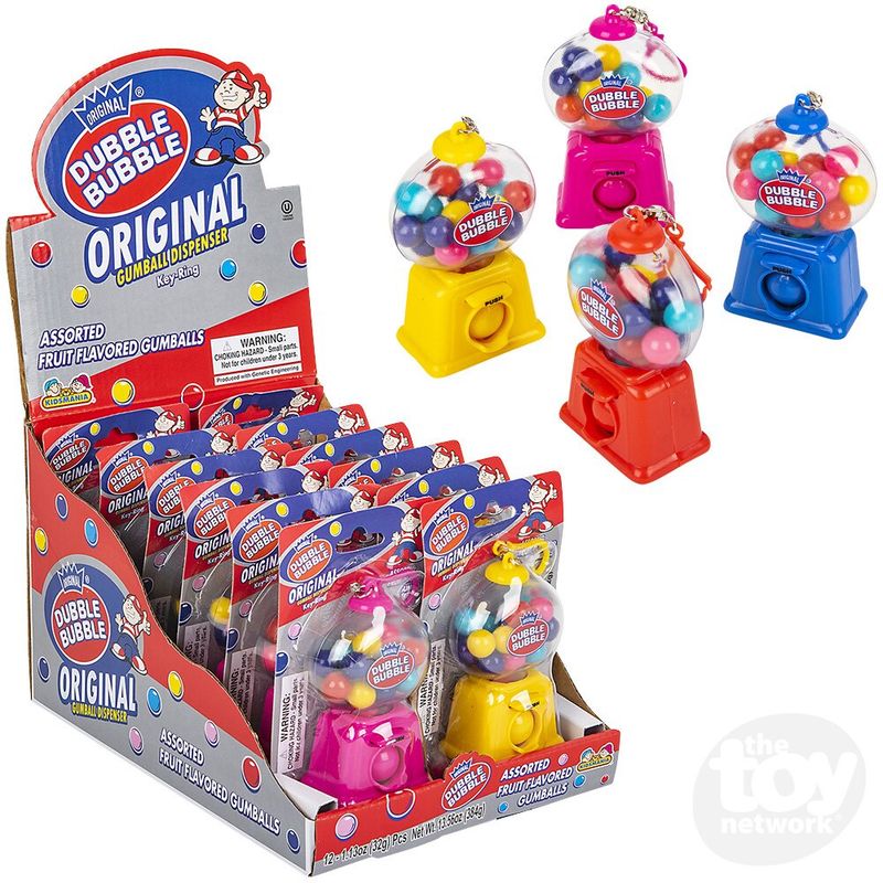 4&quot; GUMBALL DISPENSER KEYCHAIN