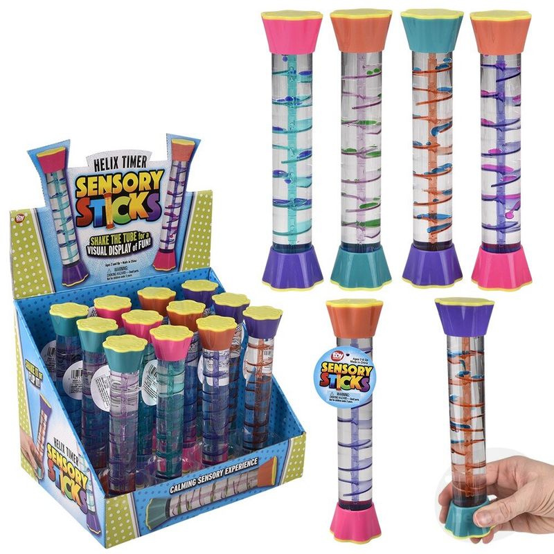 8&quot; SENSORY WATER STICK HELIX TIMER