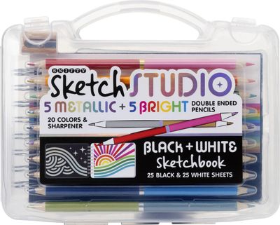 Sketch Studio Black &amp; White Travel Set