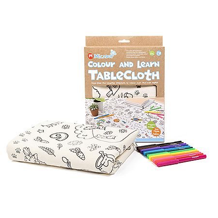 MJ COLOR &amp; LEARN TABLECLOTH