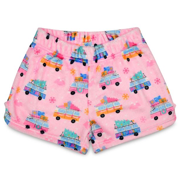 Holly Jolly Plush Shorts, Size: XS (2-4)
