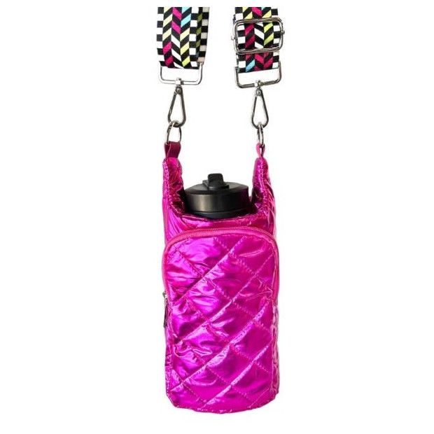 Water Bottle Bag, Color: Magenta