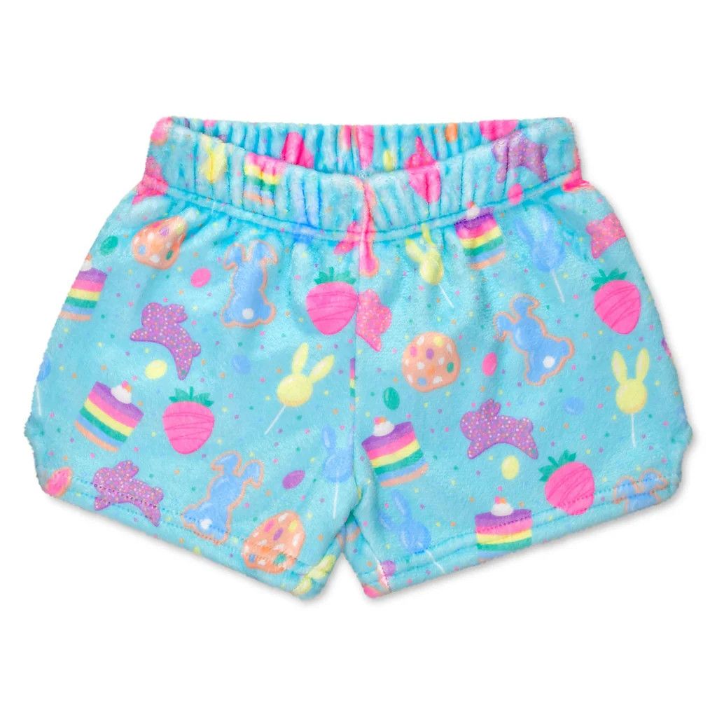 Bunny Sweets Plush Shorts, Size: XS (4-6)