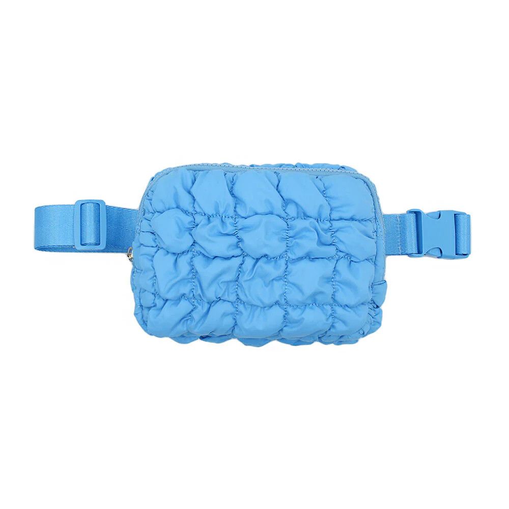 Puffer Waist Bag, Name: Blue