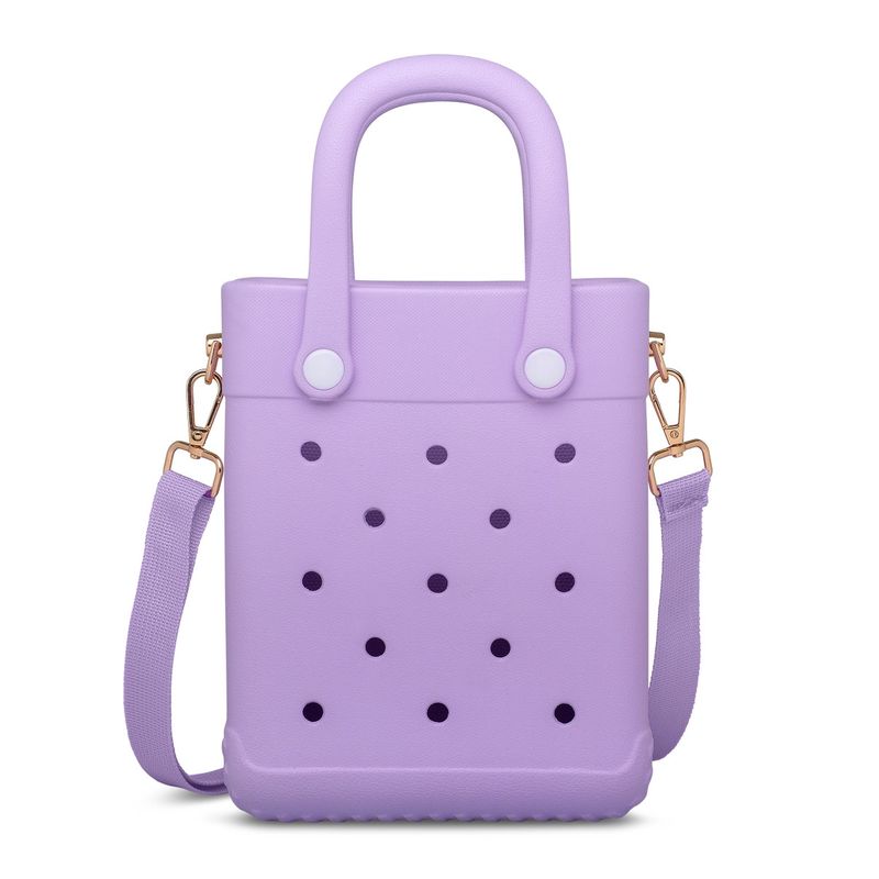 Charm Purple Tote Bag