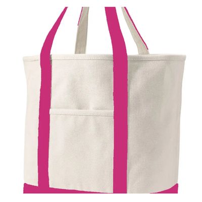 Karma Pink Canvas Tote Bag