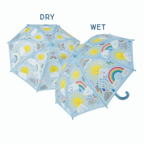 Sun &amp; Clouds Colour Changing  Umbrella