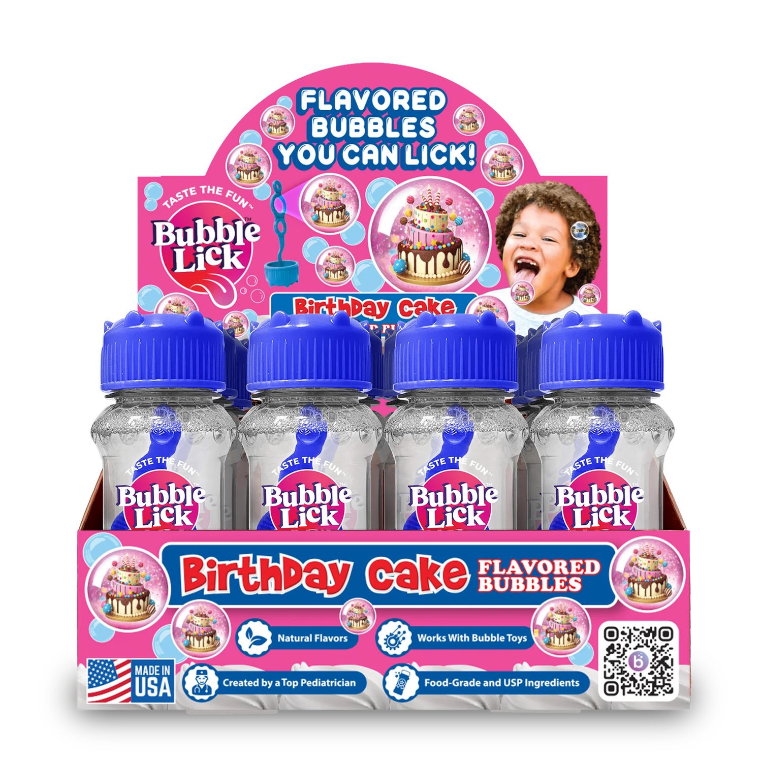 Bubblelick Birthday Cake Flavored Bubbles