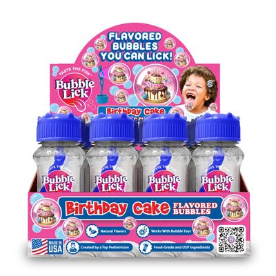 Bubblelick Birthday Cake Flavored Bubbles