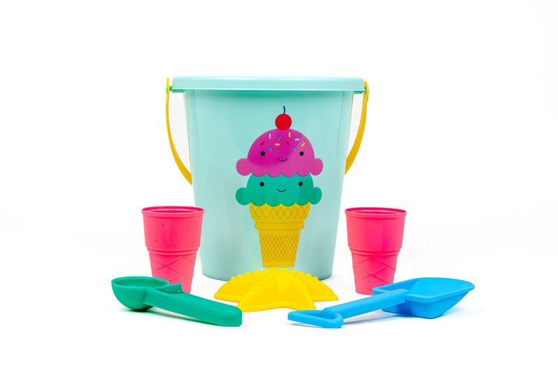 Ice Cream Sand Bucket Set 6pc Set