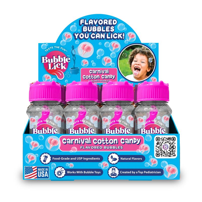 Bubblelick Cotton Candy Bubbles