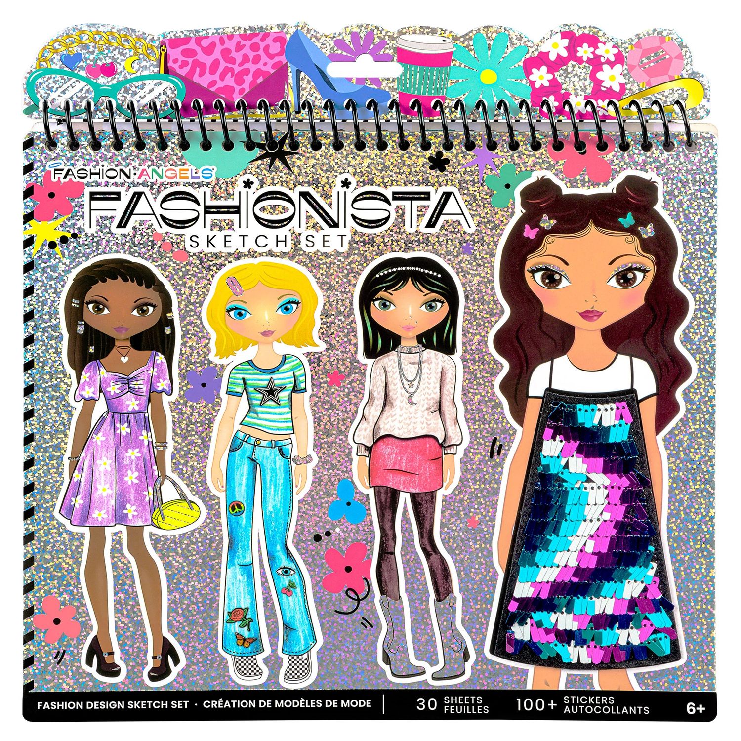 Fashion Design Portfolio w/Art Set