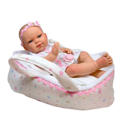 BABY DOLL RN WITH MATCHING STAR BASKE