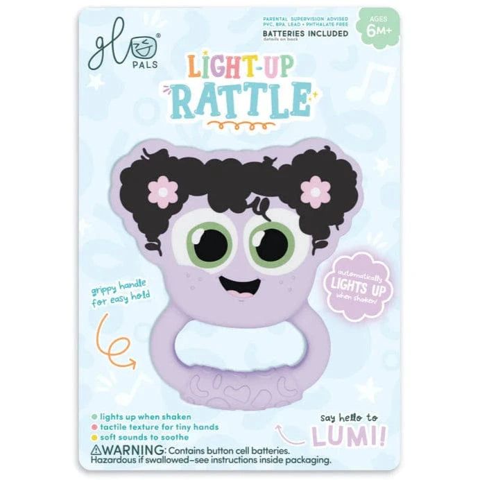 Glo Pals Light Up Rattle - Lumi (Purple)