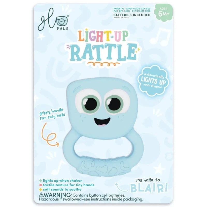 Glo Pals Light Up Rattle - Blair (Blue)