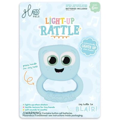 Glo Pals Light Up Rattle - Blair (Blue)
