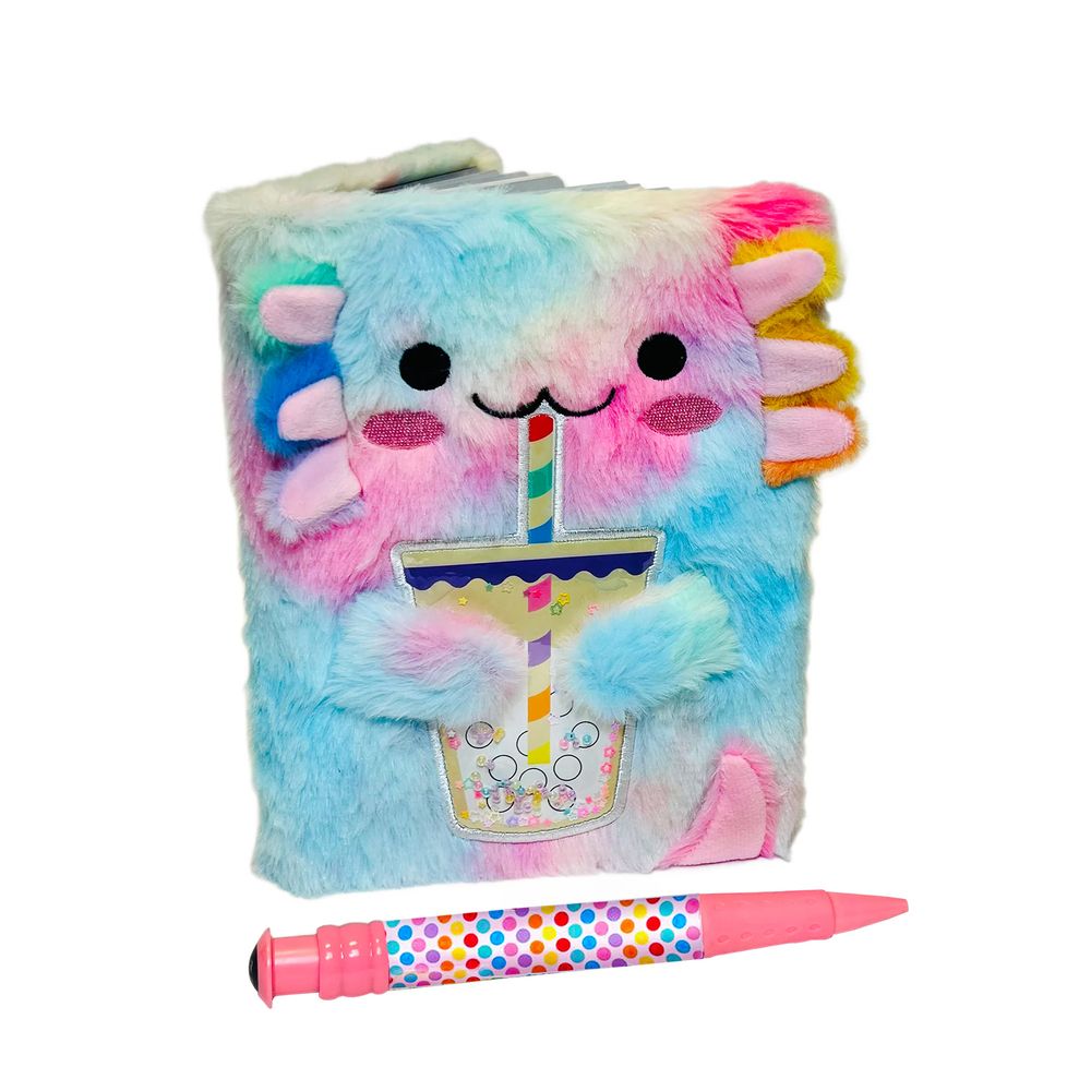 PLUSH BOBA AXOLOTL JOURNAL  &amp; PEN SET