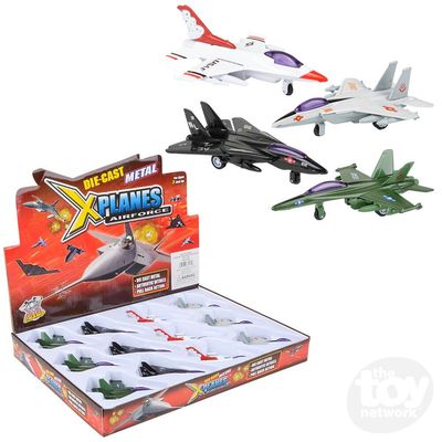 Diecast Pullback Fighter Jet