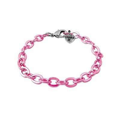 Charm It! Chain Bracelet Pink