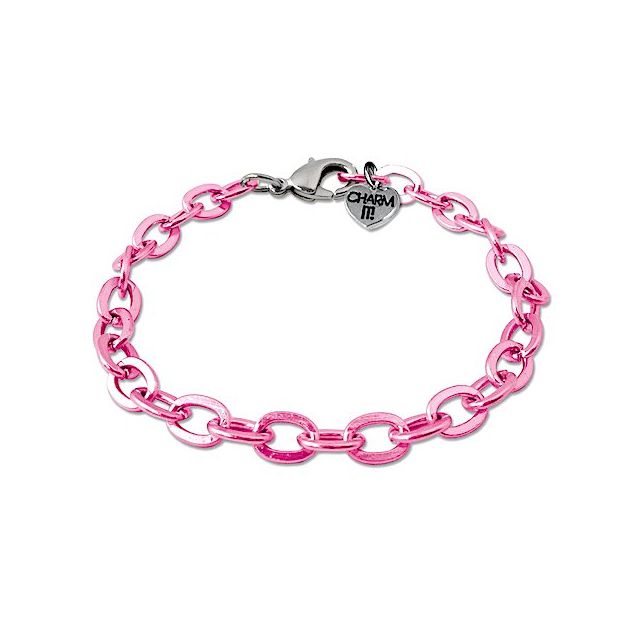 Charm It! Chain Bracelet Pink