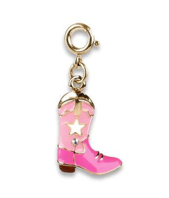 Charm It!  GOLD COWBOY BOOT CHARM