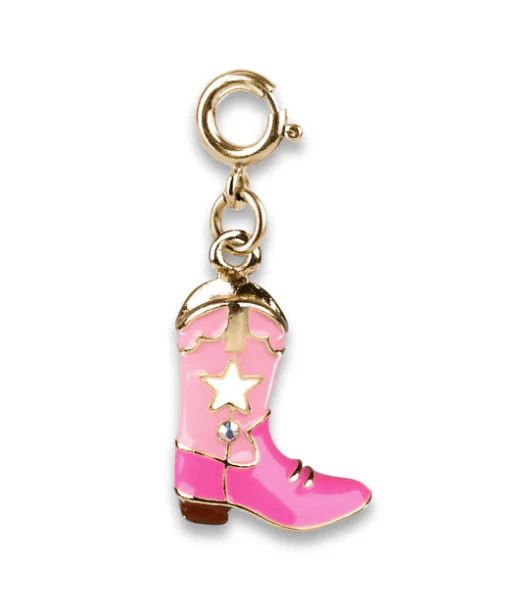 Charm It!  GOLD COWBOY BOOT CHARM