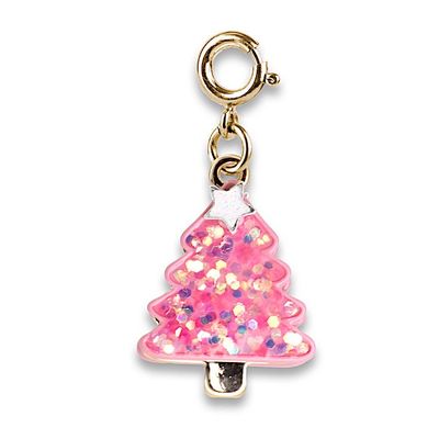 Charm It!  Gold Pink Christmas Tree