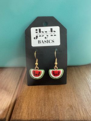 Enamel Bag Charm / keychain - Cherries