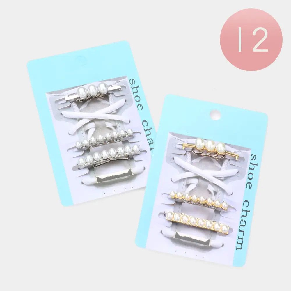 Pearl Shoe Charms