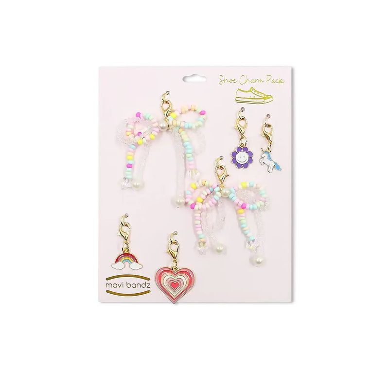 Rainbow Bead Shoe Charms